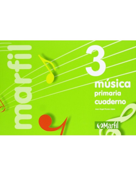 12CUADERNO MUSICA 3ºPRIMARIA MARFIL